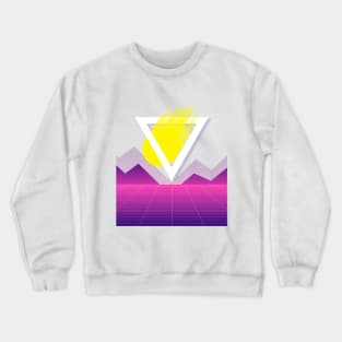 Retro 80s Graphic Design Crewneck Sweatshirt